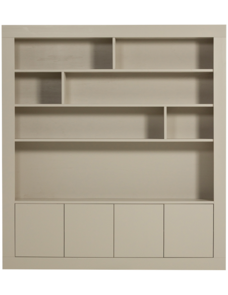 reol reolsystem bogreol skab opbevaring træ rustikt design