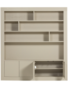 reol reolsystem bogreol skab opbevaring træ rustikt design 2