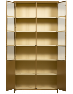 vitrine vitrineskab skab køkkenskab køkken opbevaring træ industrielt fabriks design 2