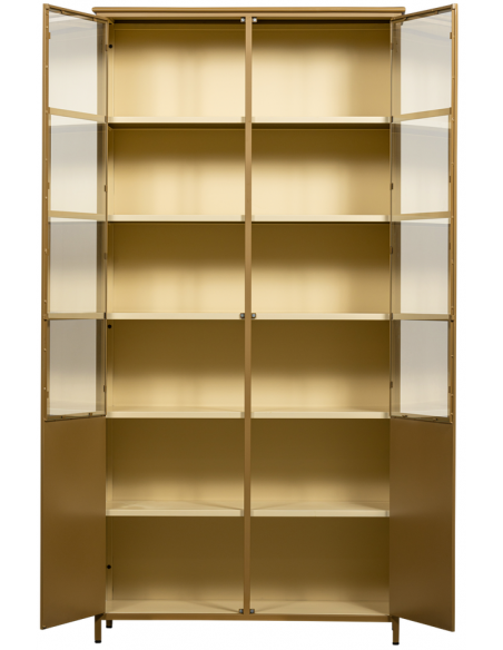 vitrine vitrineskab skab køkkenskab køkken opbevaring træ industrielt fabriks design