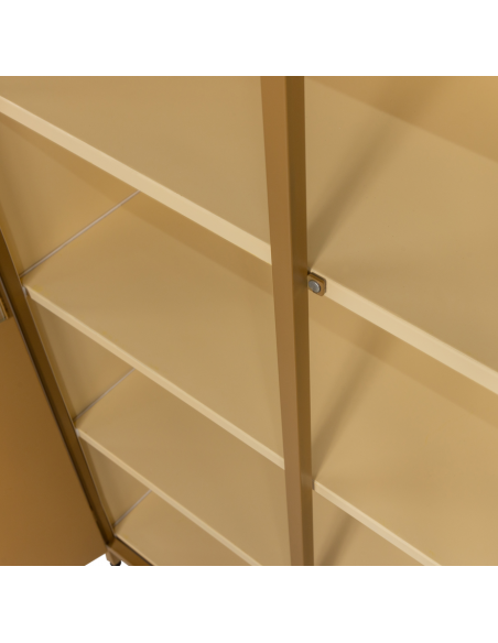 vitrine vitrineskab skab køkkenskab køkken opbevaring træ industrielt fabriks design