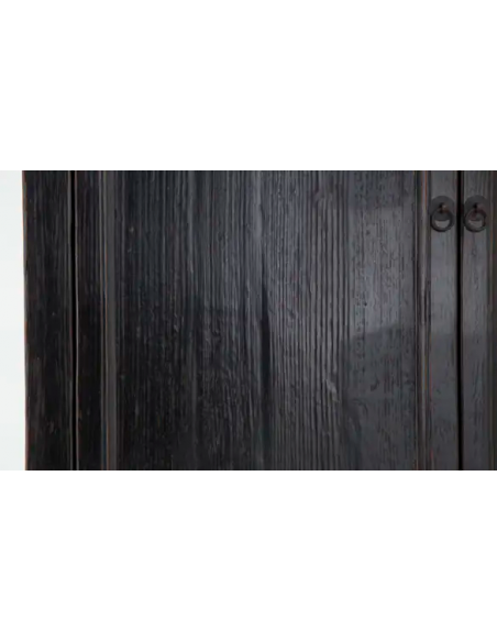 vitrineskab vitrine skab rustikt design træ