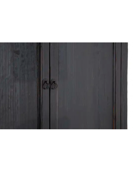 vitrineskab vitrine skab rustikt design træ