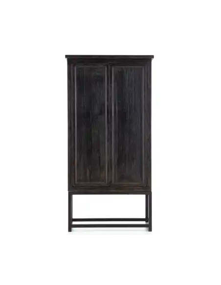 vitrineskab vitrine skab rustikt design træ