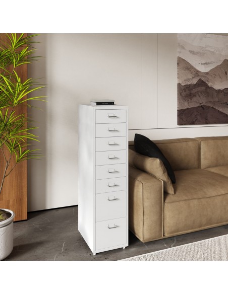 skuffesektion skuffer kommode kontormøbler kontorindretning