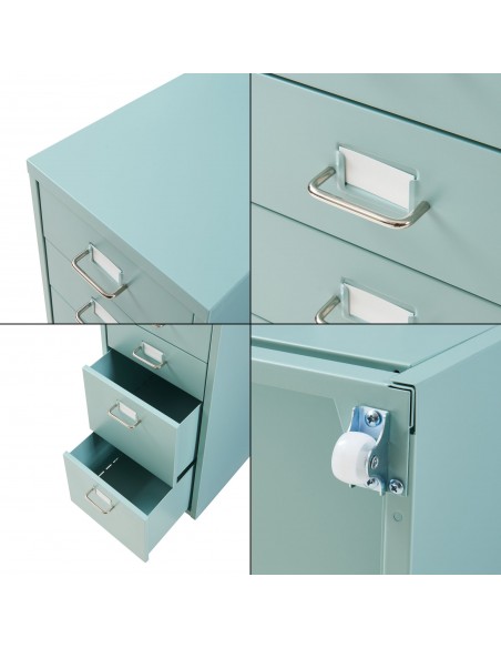 skuffesektion skuffer kommode kontormøbler kontorindretning