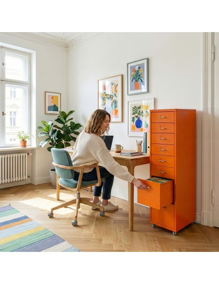 skuffesektion skuffer kommode kontormøbler kontorindretning