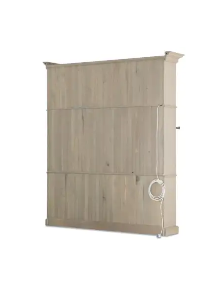 vitrineskab vitrine skab lys lamper belysning design træ stige eg egetræ