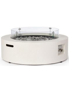 rundt ildbord gas havebord havemøbler loungebord udendørs