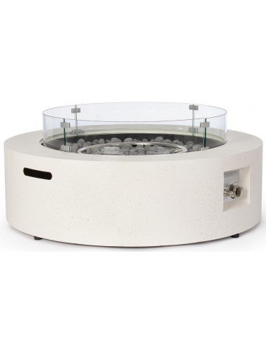 rundt ildbord gas havebord havemøbler loungebord udendørs