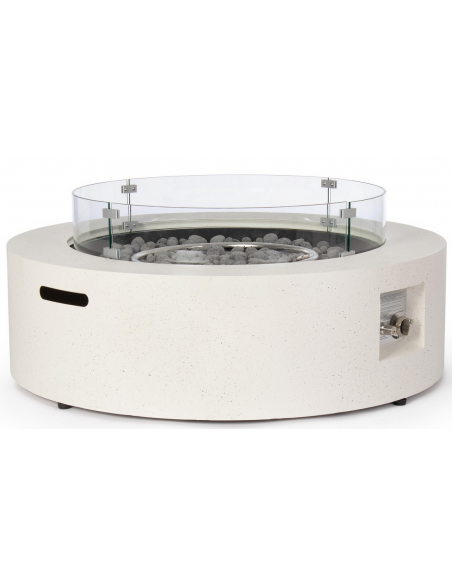 rundt ildbord gas havebord havemøbler loungebord udendørs