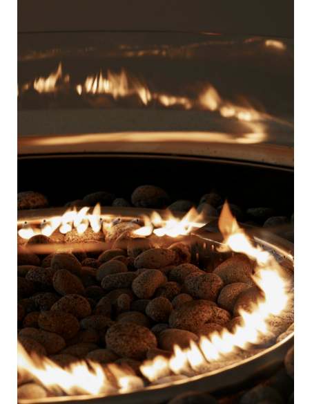 rundt ildbord gas havebord havemøbler loungebord udendørs