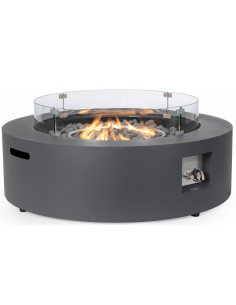 rundt ildbord gas havebord havemøbler loungebord udendørs 2