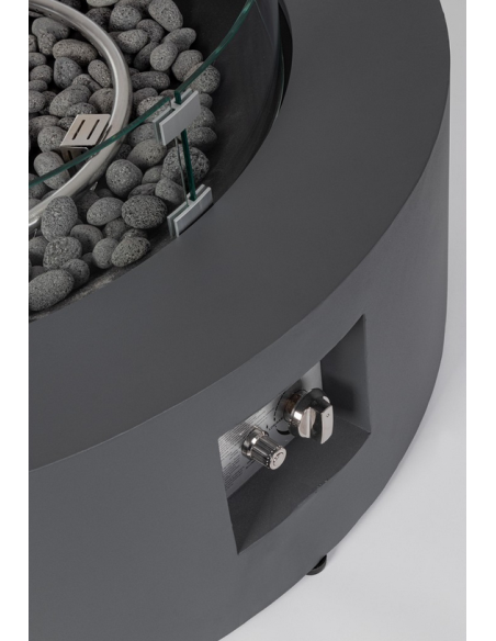 rundt ildbord gas havebord havemøbler loungebord udendørs