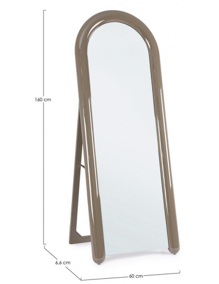 Gulvspejl spejl gulv stående retro design moderne soveværelse