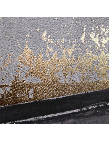 abstrakt billede motiv maleri stof tekstil træ rustikt moderne design ramme