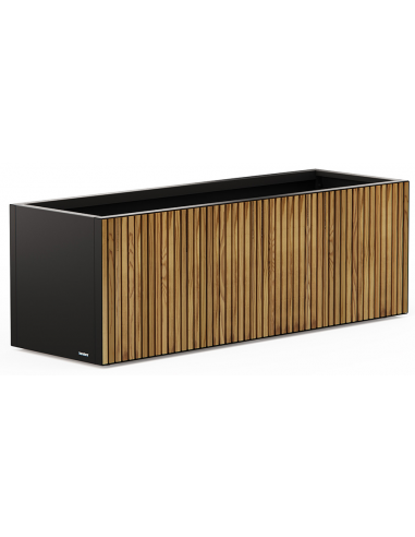 højbed plantekasser havedekoration højbede sort stål