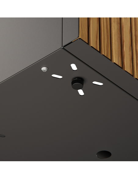 højbed plantekasser havedekoration højbede sort stål