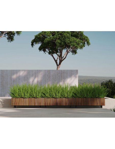 højbed plantekasser havedekoration højbede sort stål