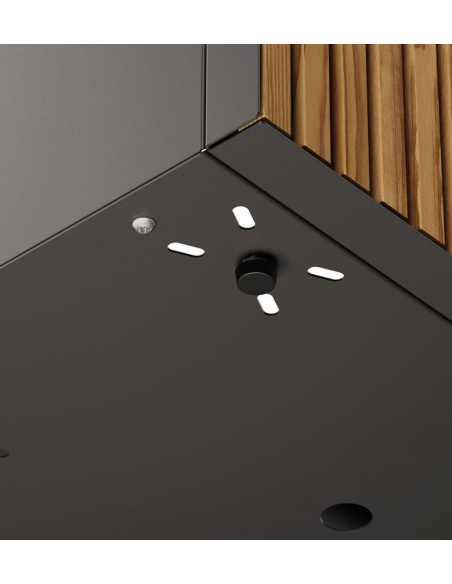 højbed plantekasser havedekoration højbede sort stål