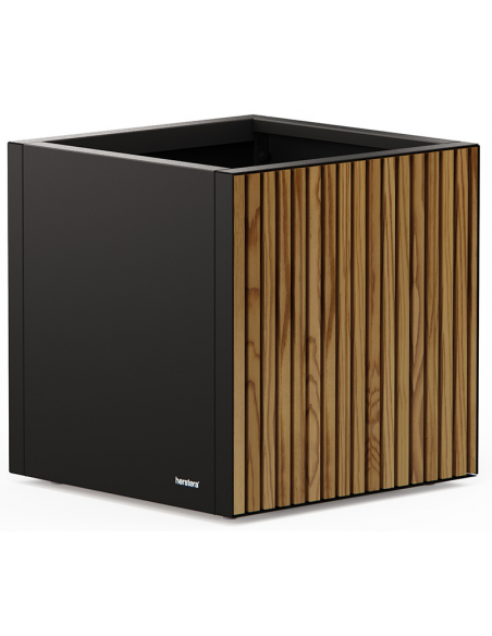 højbed plantekasser havedekoration højbede sort stål