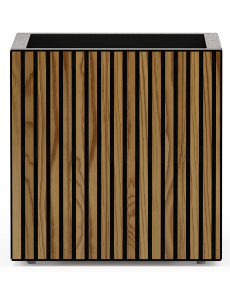 højbed plantekasser havedekoration højbede sort stål