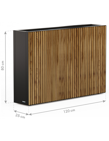 højbed plantekasser havedekoration højbede sort stål