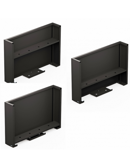 højbed plantekasser havedekoration højbede sort stål