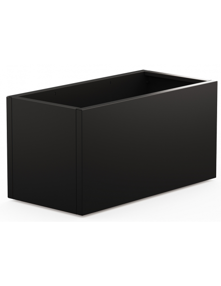 højbed plantekasser havedekoration højbede sort stål