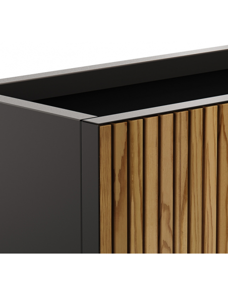 højbed plantekasser havedekoration højbede sort stål