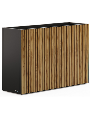 højbed plantekasser havedekoration højbede sort stål