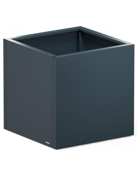 højbed plantekasser havedekoration højbede sort stål LED lys belysning