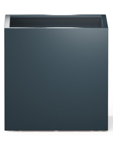 højbed plantekasser havedekoration højbede sort stål LED lys belysning