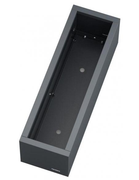 højbed plantekasser havedekoration højbede sort stål LED lys belysning