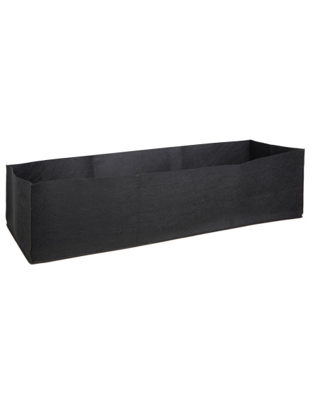 højbed plantekasser havedekoration højbede sort stål LED lys belysning