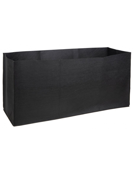 højbed plantekasser havedekoration højbede sort stål LED lys belysning