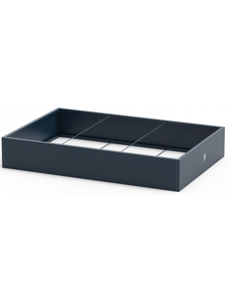 højbed plantekasser havedekoration højbede sort stål LED lys belysning