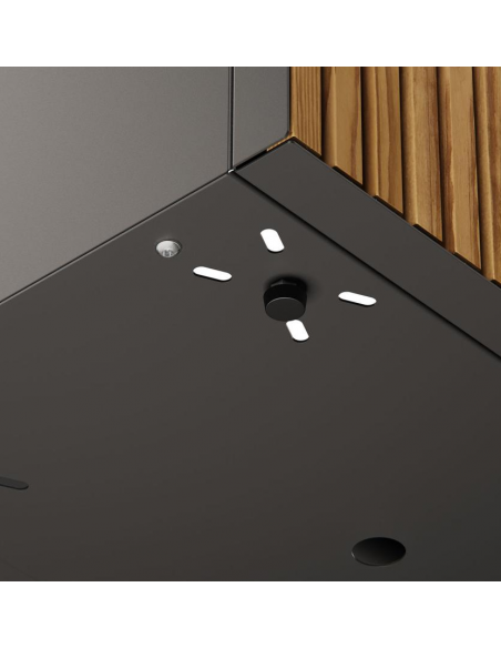 højbed plantekasser havedekoration højbede sort stål LED lys belysning