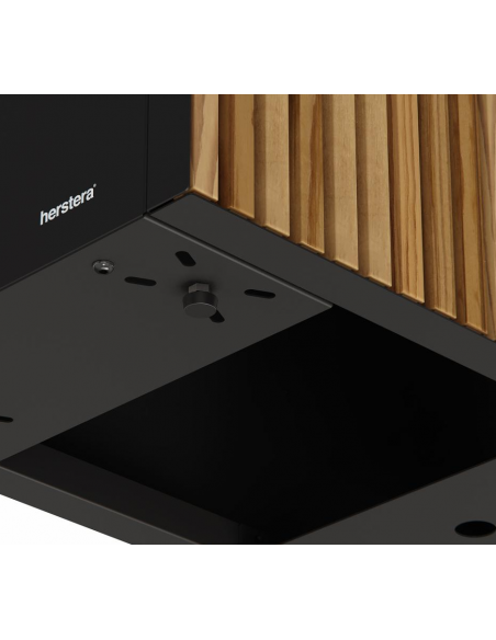 højbed plantekasser havedekoration højbede sort stål LED lys belysning