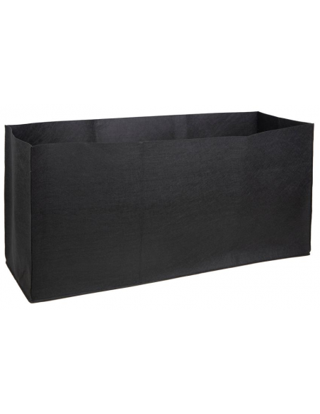 højbed plantekasser havedekoration højbede sort stål LED lys belysning