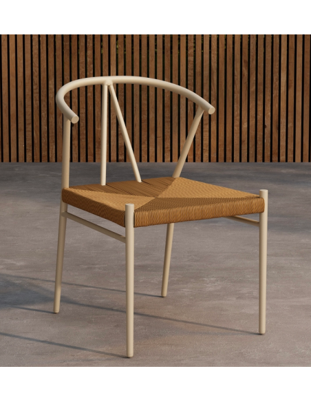 havestole moderne design rattan spisebord