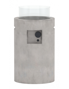 rundt ildbord gas havebord havemøbler loungebord udendørs