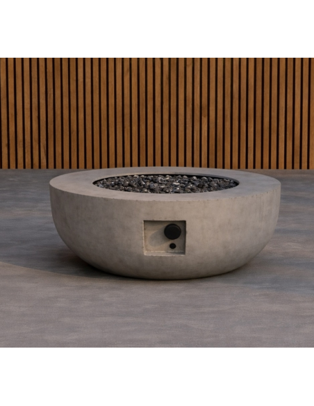 rundt ildbord gas havebord havemøbler loungebord udendørs