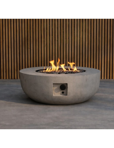 rundt ildbord gas havebord havemøbler loungebord udendørs