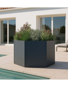 højbed plantekasser havedekoration højbede sort