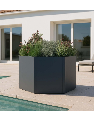 højbed plantekasser havedekoration højbede sort