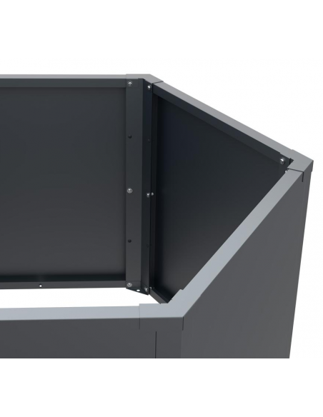 højbed plantekasser havedekoration højbede sort