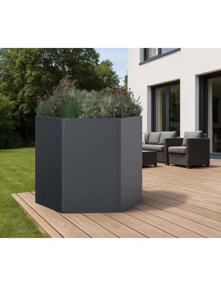 højbed plantekasser havedekoration højbede sort