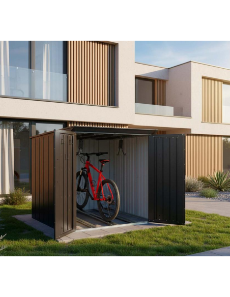 cykelskur redskabsboks redskabsskur redskabsskur cykelopbevaring skur til haven havebygninger