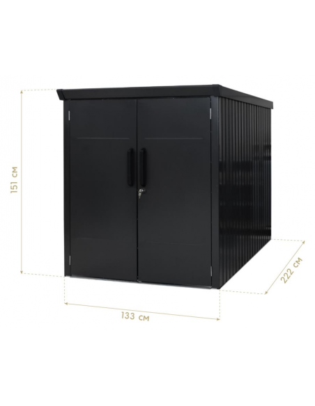 cykelskur redskabsboks redskabsskur redskabsskur cykelopbevaring skur til haven havebygninger